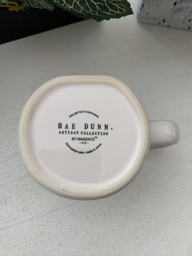 Rae Dunn You Made It! Rosa und weiße Tasse - Bild 3 von 3