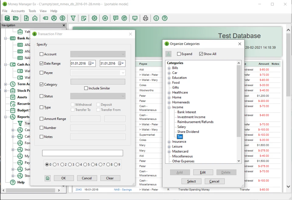 Money Manager Ex - Personal Accounting, Banking And Budgeting Software | CD - Image 3 of 4