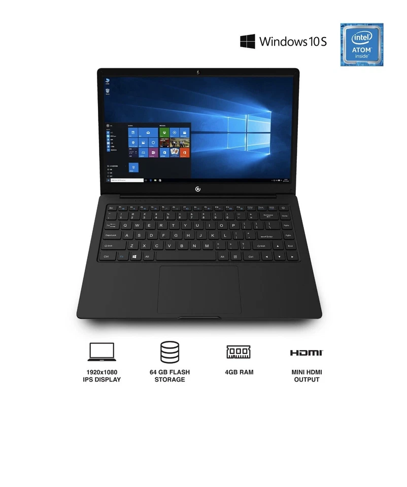 Core Innovation CLT136401BL 14” Notebook - intel atom Z3850 - 4gb RAM - 64GB SSD - Image 2 of 4
