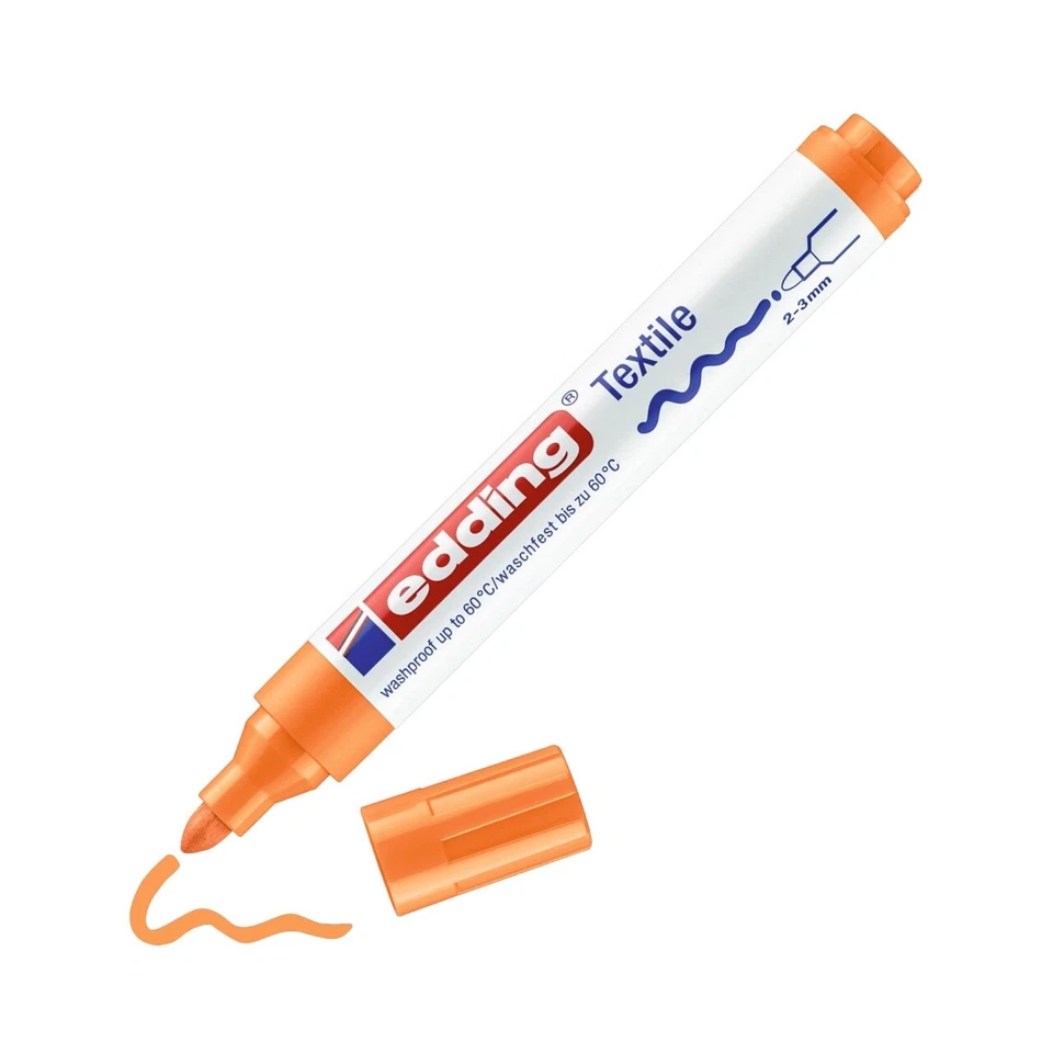 EDDING 4500 TEXTILMARKER CREATIVE TEXTIL-MARKER ORANGE NEU