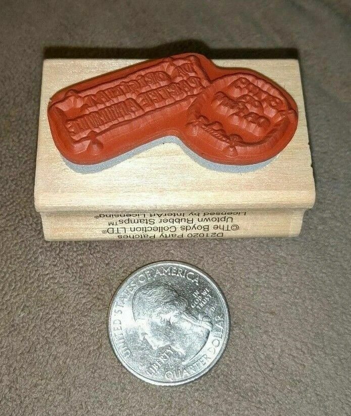 Estampillas de goma Uptown The Boyds Collection D21020 parches de fiesta divertido sello de animales Foto 4 de 4