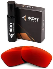 Polarized IKON Iridium Replacement Lenses For Oakley Jupiter Carbon + Red 