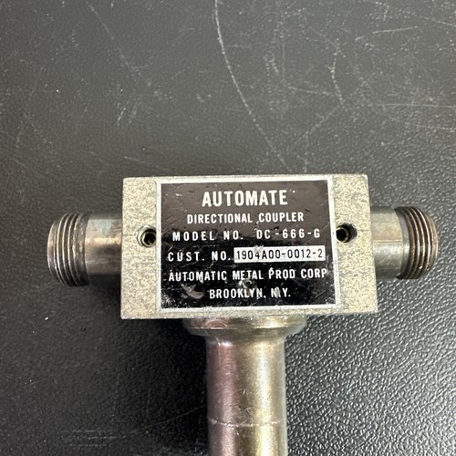 Automate Directional Coupler. Model no. DC-666-G. Cust.No. 1904A00-0012-2. - Picture 2 of 4
