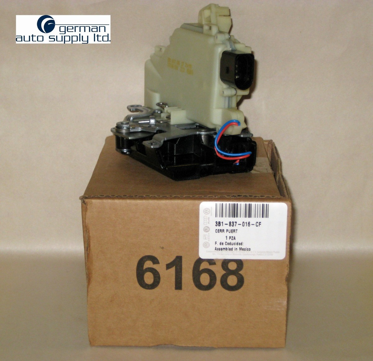 Volkswagen Door Lock, Latch Assembly - Genuine OE - 3B1837016CF
