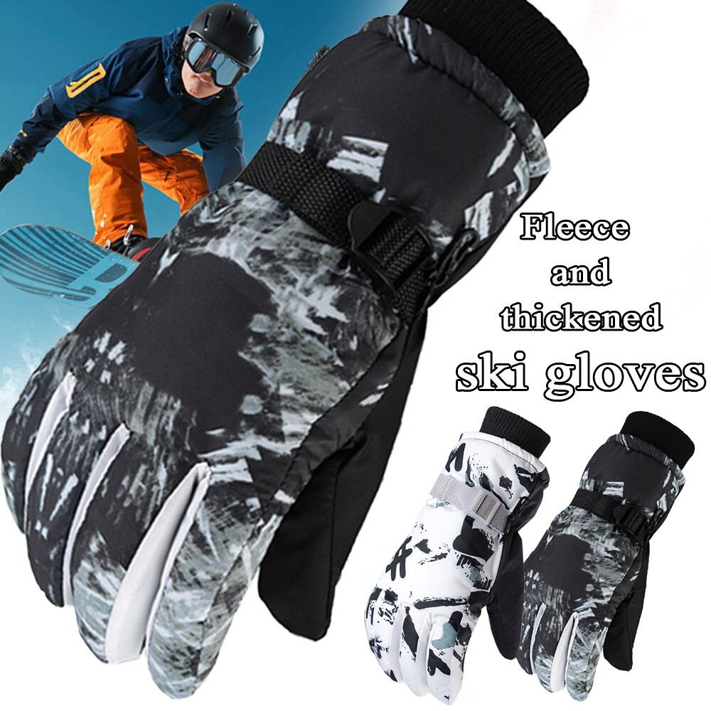 Winter Gloves Ski Snowboard Snow Sports Thermal Waterproof Unisex Mens Womens-image