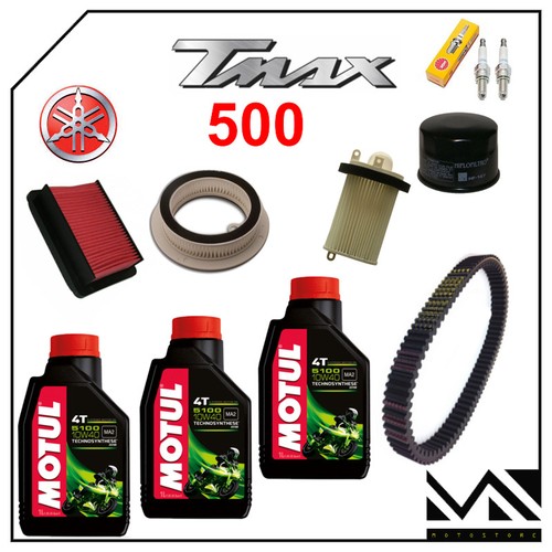 Kit Tagliando Yamaha T-Max 500 2008-2011 - Olio 5100 10w40, Filtri E Candele NGK - Foto 5