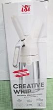 NEW iSi North America Creative Whip for Whipped Cream, 1/2 Pint, Ivory