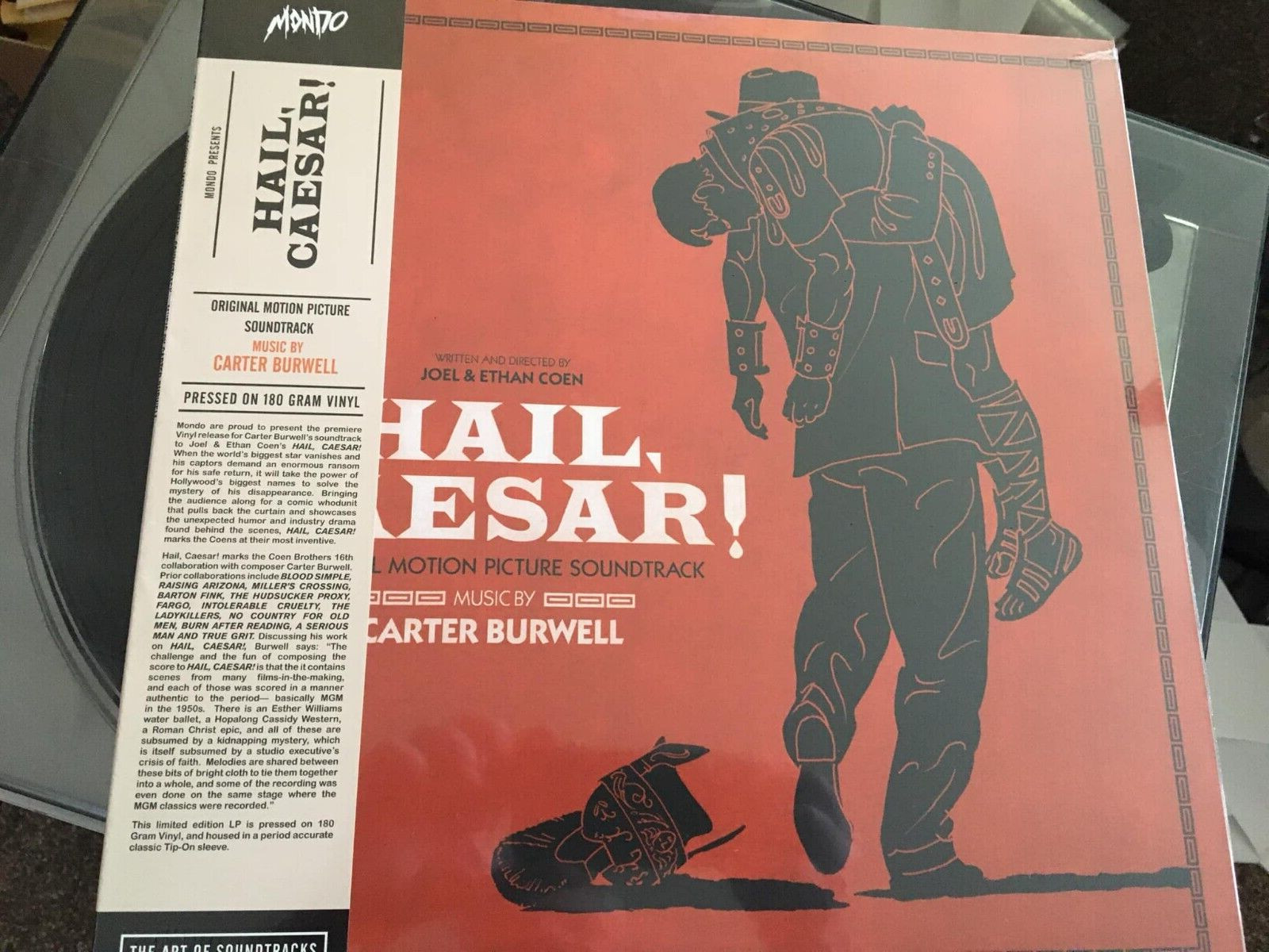 Carter Burwell – Hail, Caesar! - Soundtrack 180gram Vinyl LP 2016 Sealed