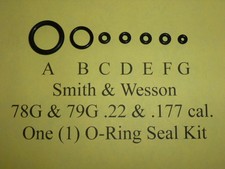 Smith  Wesson 78G 79G CO2 O-Ring seal Kit  Exploded View  parts list  Guide