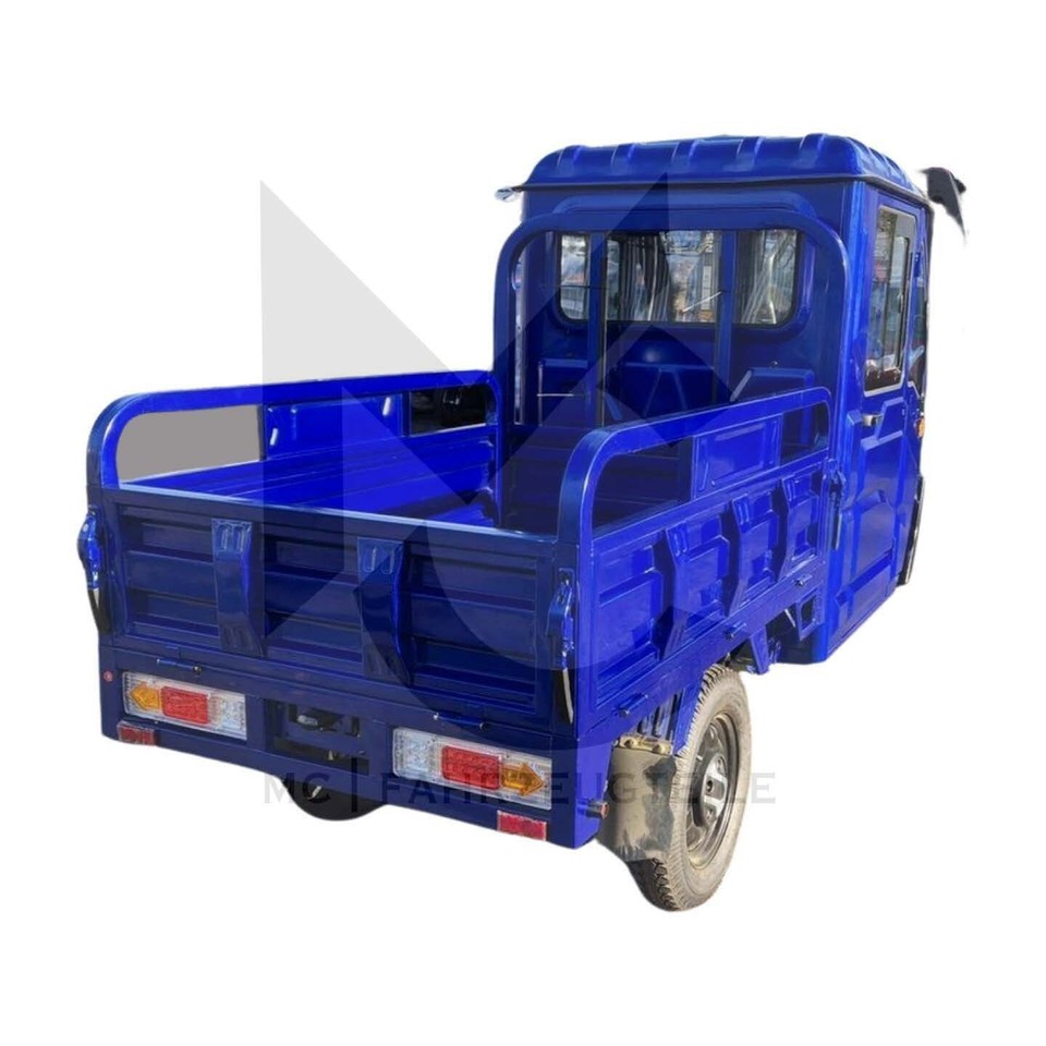 CARGO TRIKE 3000W 72V 58AH Vollkabine VOLTA VT5 Blau 50km Lastendreirad ...