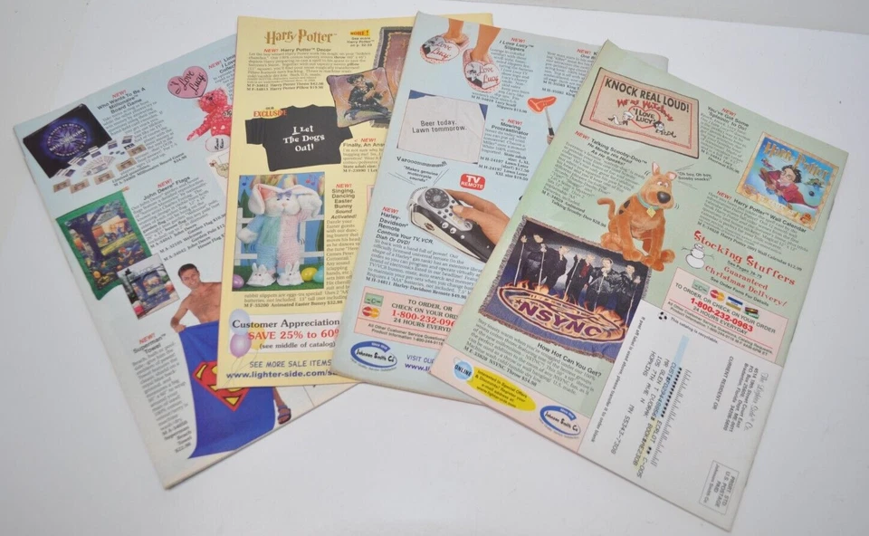Lot of 4 The Lighter Side Co. Gift &amp; Novelty Catalogs 2000 2001 | eBay