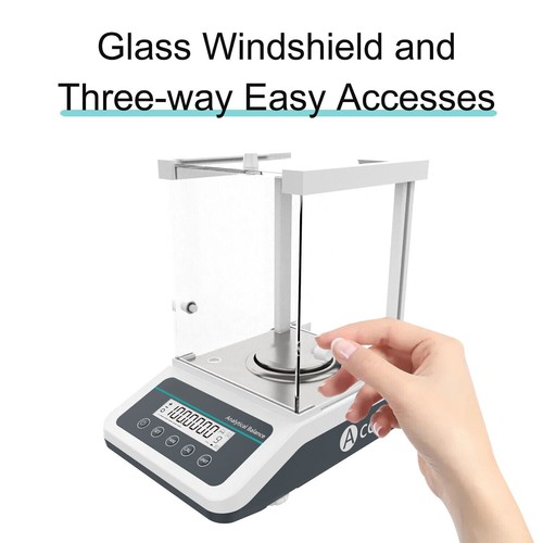 Lab Analytical Balance Digital Precision Balance Scale With Accuracy 0.1mg - Bild 6 von 12