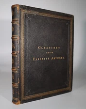 1880s Gleanings From Favourite Authors Manuscript Handwritten 207 Pages Poetry