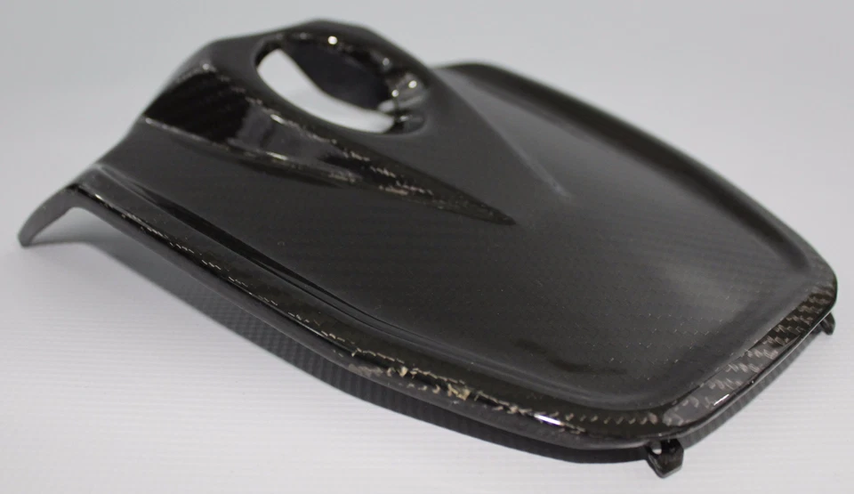 Cubierta de llave de fibra de carbono con tacos internos para Aprilia Shiver 750 2007-2014 Foto 3 de 4