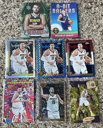 Nikola Jokic [Foilfractor] #101 card from 2025 Topps
