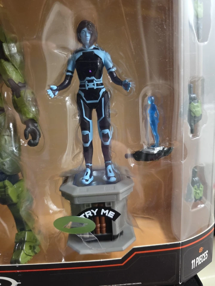 Halo - Jefe Maestro con Arma + Accesorios - Colección Espartana 6.5" Iluminar Foto 4 de 4