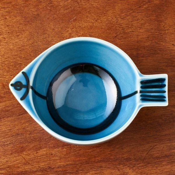 Lisa Larson Stim Fish Plate & Bowl Set of 3 Arita Ware Porcelain NEW - Image 2 of 4