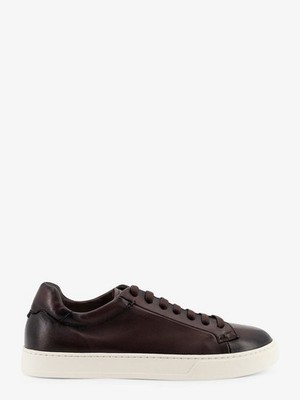 DOUCALS Morgan Brown Leather Loafers New & Authentic