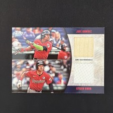 2025 Topps Dual Relic Jose Ramirez & Steven Kwan /99 #MLMDR-RAK