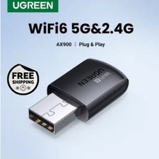 UGREEN WiFi Adapter AX900 AX1800 AC1300 WiFi6/5 5GHz 2.4GHz USB WiFi Dongle Ante