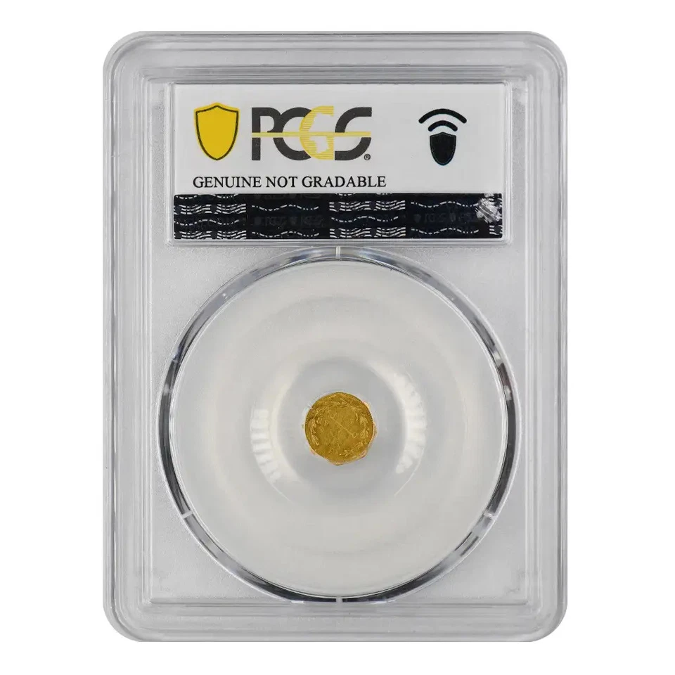 1871 Liberty Head California oro fraccional 1/4 dólar graduación profesional detalles AU BG-768 Foto 4 de 4