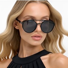 Women Luxury Round Sunglasses Vintage Gothic Glasses Street Wear Lentes Gafas