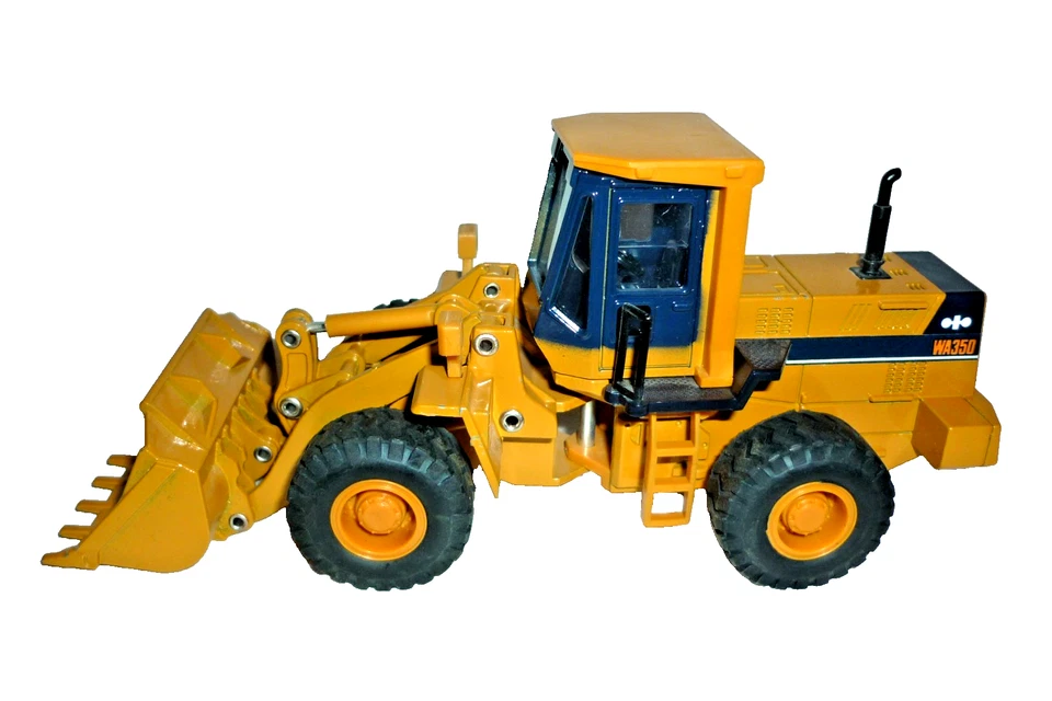 Shinsei Metallmodell Baumaschine 615 Radlader Komatsu WA 350 1:50 Excavator