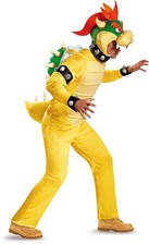 Nintendo Bowser Deluxe Adult Costume 85174 Super Mario Bros