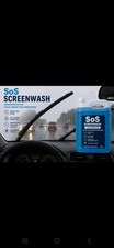 SOS 5L SCREENWASH CONCENTRATED GLASS SCREEN CLEANER 1.09 per litre