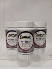 Centrum Silver Multivitamins for Women 50+ Multimineral Supplement 65 Ct- 3 Pack