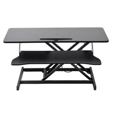 37" Height Adjustable Home Office Computer Desk Converter Stand Up Desk Riser