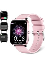 Smartwatch Women Waterproof Fitness Tracker Heart Rate Sleep Monitor Touch Sc...