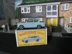 Lesney "Matchbox" Series No7B, Ford Anglia 105E In Original Blue, 1961 VGC Boxed