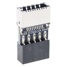 Mainboard USB2.0 9PIN to Type-C TypeE 20Pin Female Adapter Efficient and Sturdy
