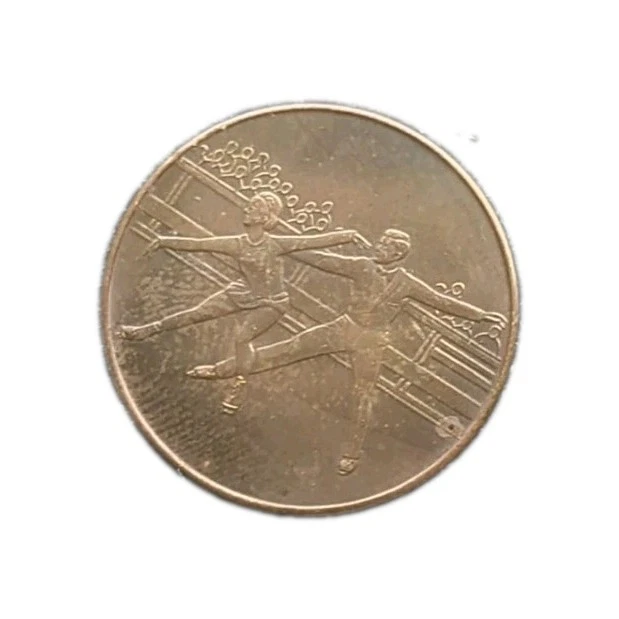Olympische Winterspiele Lake Placid 1980 USA Bronze Medaille/Token Olympia - Bild 2 von 2