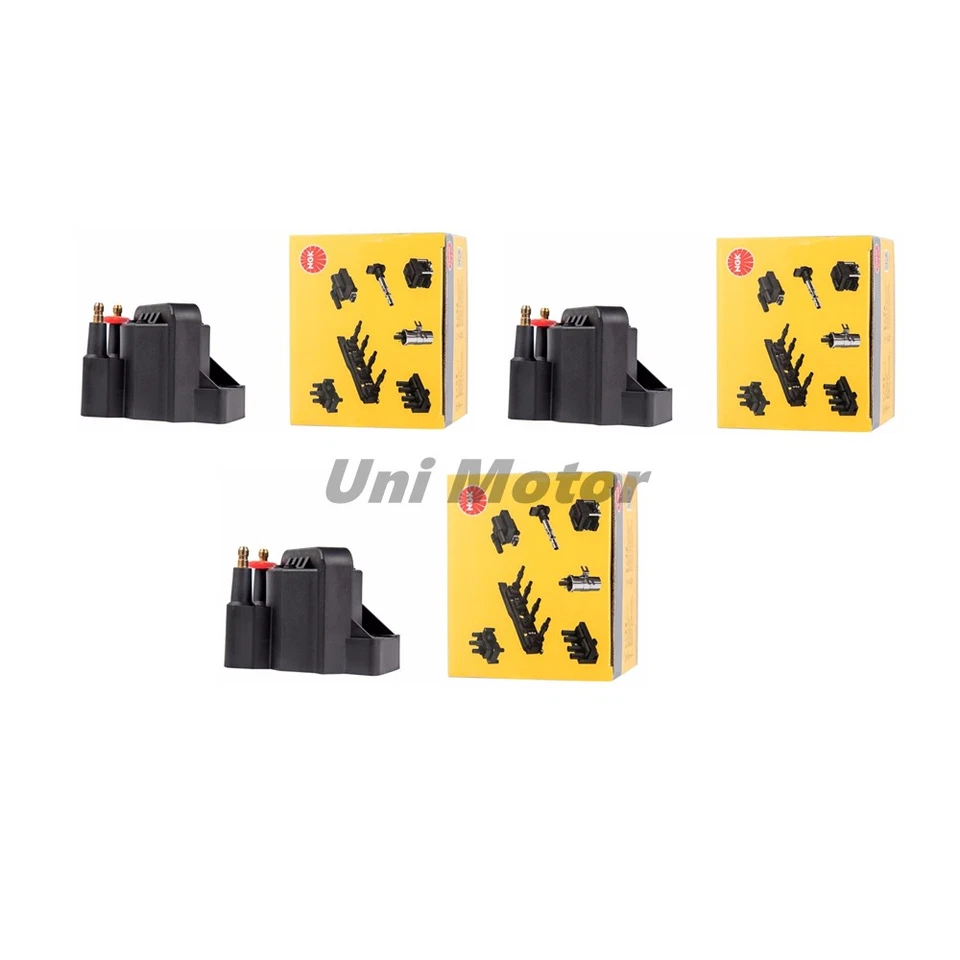 10477602 Paquete de 3 bobinas de encendido OEM NGK U3015 para Buick Electra Cadillac Chevy Foto 2 de 4