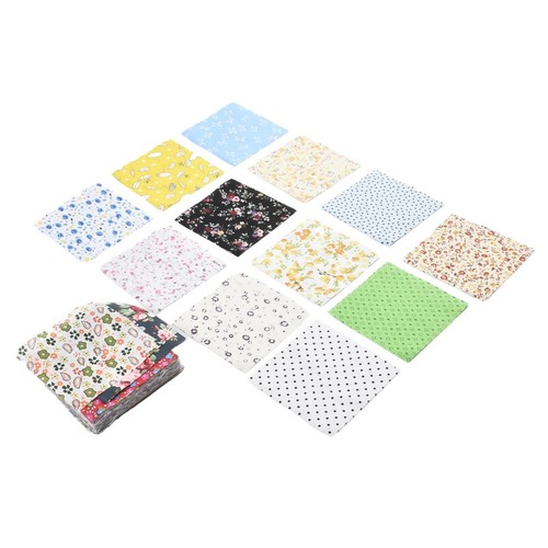 100 Stück Stoffe Baumwolle Baumwollstoff DIY Baumwolltuch Stoffreste Stoffpakete - Bild 8 von 12