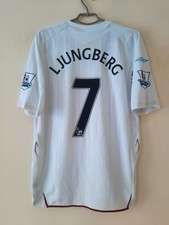 West Ham United Away Football Shirt Jersey Umbro 2007 2008 Size XL Ljungberg
