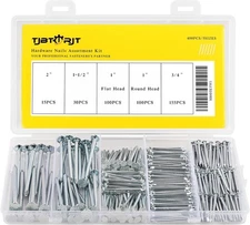 400PCS Hardware Nails Kit for Hanging Pictures Wall Art Wood Nails with Box #242