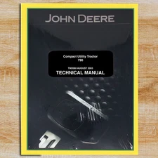 John Deere 790 Compact Utility Tractor Service Repair Technical Manual - TM2088