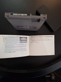 Wheel Of Fortune - NES Game W/Manual  & Sleeve