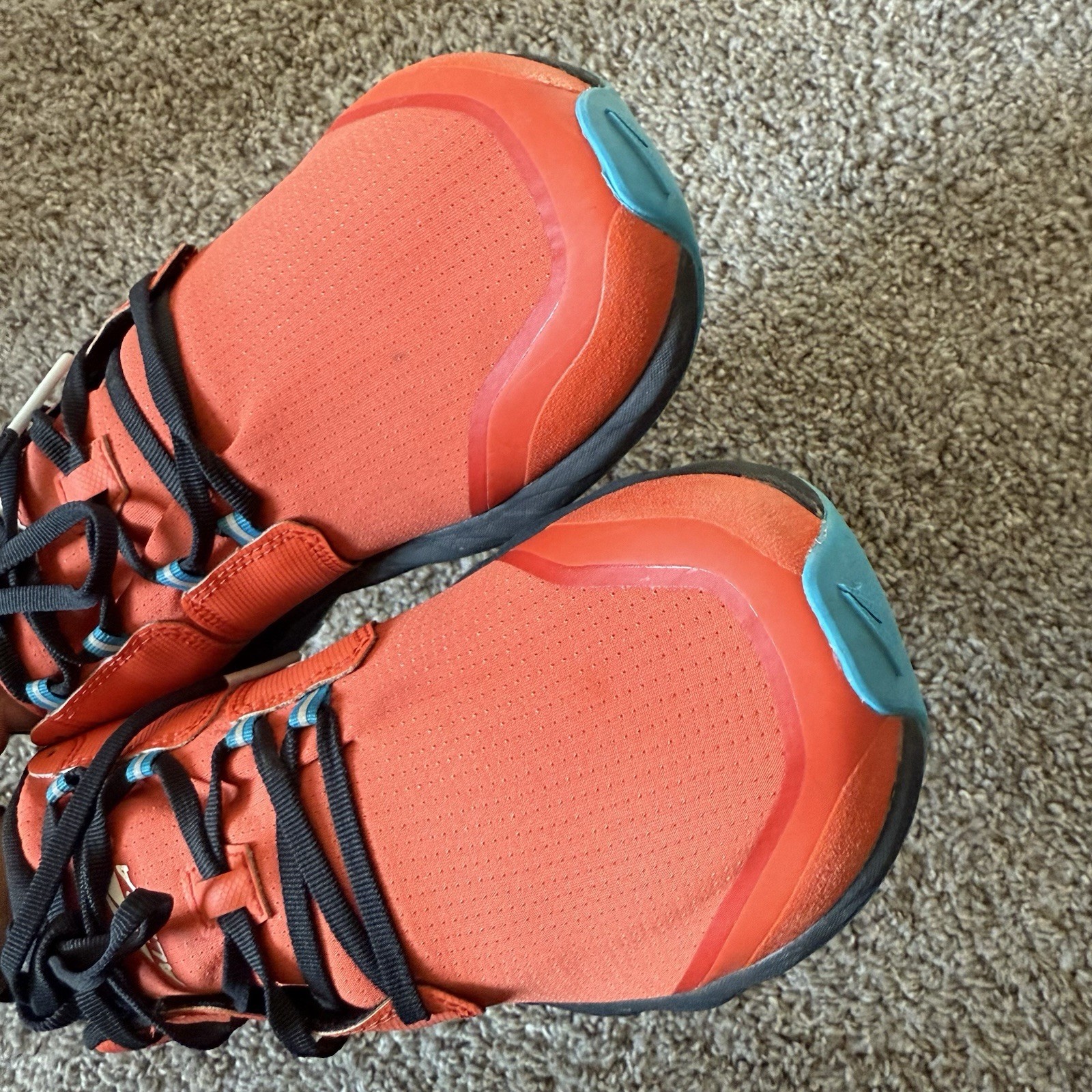 SAOLA Scarpe da trail running uomo Altra Superior 5 taglia 10 arancione stringate basse