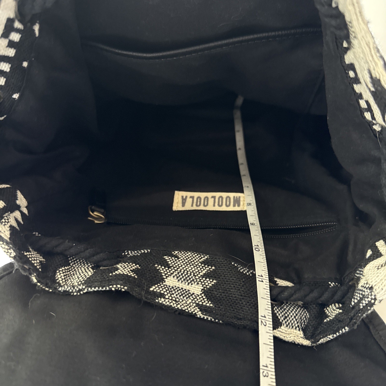 Mooloola Aztec Backpack Front Pockets Drawstring … - image 7