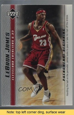 2003 Upper Deck Phenomenal Beginning Box Set LeBron James #2 Rookie RC READ m8k