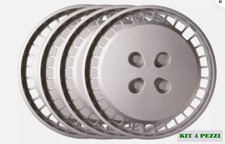SET 4 COPRICERCHI COPPA RUOTA COPRIRUOTA BORCHIE PER FIAT PANDA R13 S/LOGO