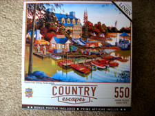 MASTER PIECES 550 Piece Jigsaw Puzzle PEACEFUL EASY EVENING