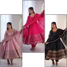 Anarkali Gown Indian Dress Salwar Kameez Ready made Party Wedding Bollywood