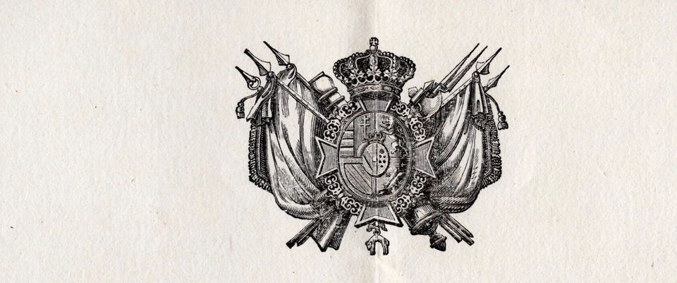 1854 Tuscany Royal Deputation Regulation of Nobility and Citizenship Certificate - Image 4 of 4