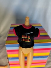 Bratz Doll Lot Mga Top Shirt Rock Angelz Black Cloe Clothing