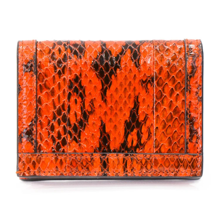 Y0203 GUCCI Ophidia GG Python Compact Wallet Bifo… - image 3